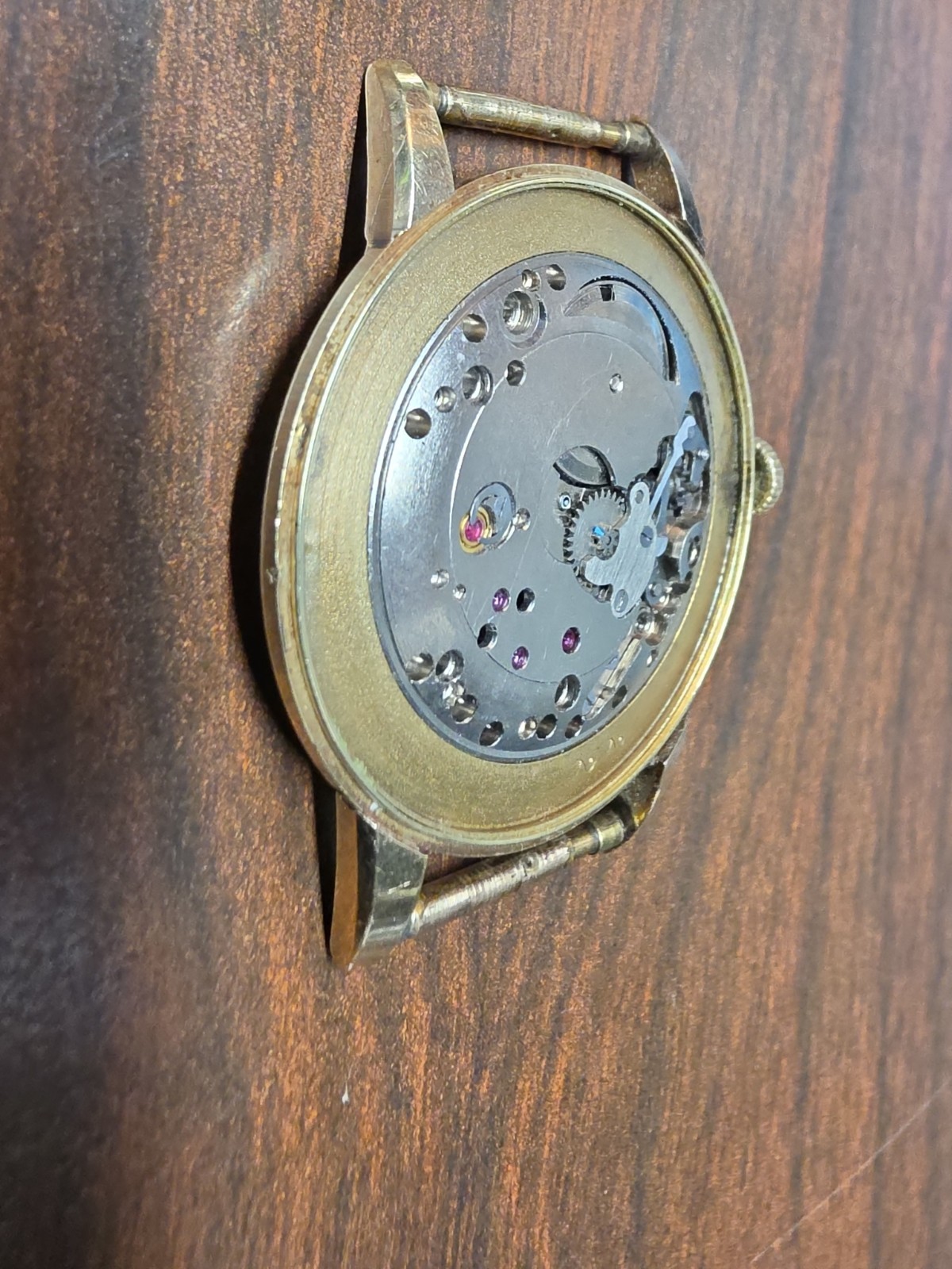 AMAZING SOLID 14K GOLD TAVANNES WATCH Co Movement Case & Back Cover 21 Grams