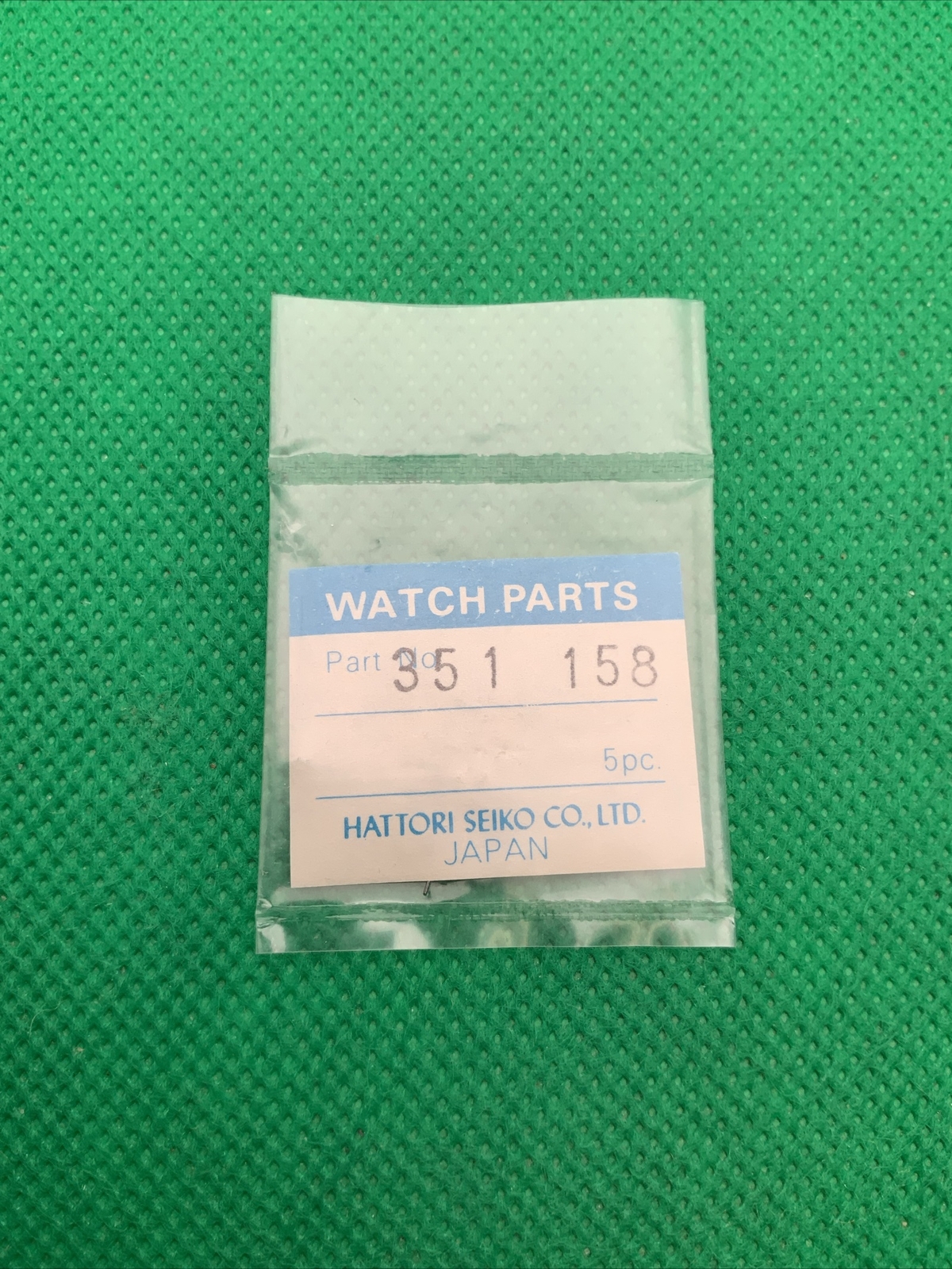 Genuine Seiko 351 158 Stem Watch Part, 351158 (1 Pc)