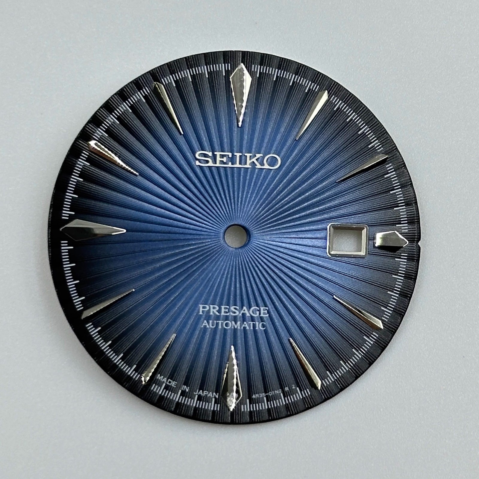 35mm Cocktail Stripes Watch Dial No Lume for Nh35 Movement Modification Accessor
