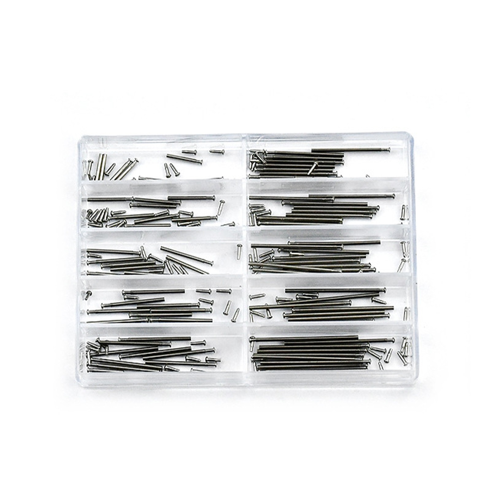 1.0mm Thick 8mm-26mm Tube Friction Pin Spring Bar for Watch Band Clasp Buckle B