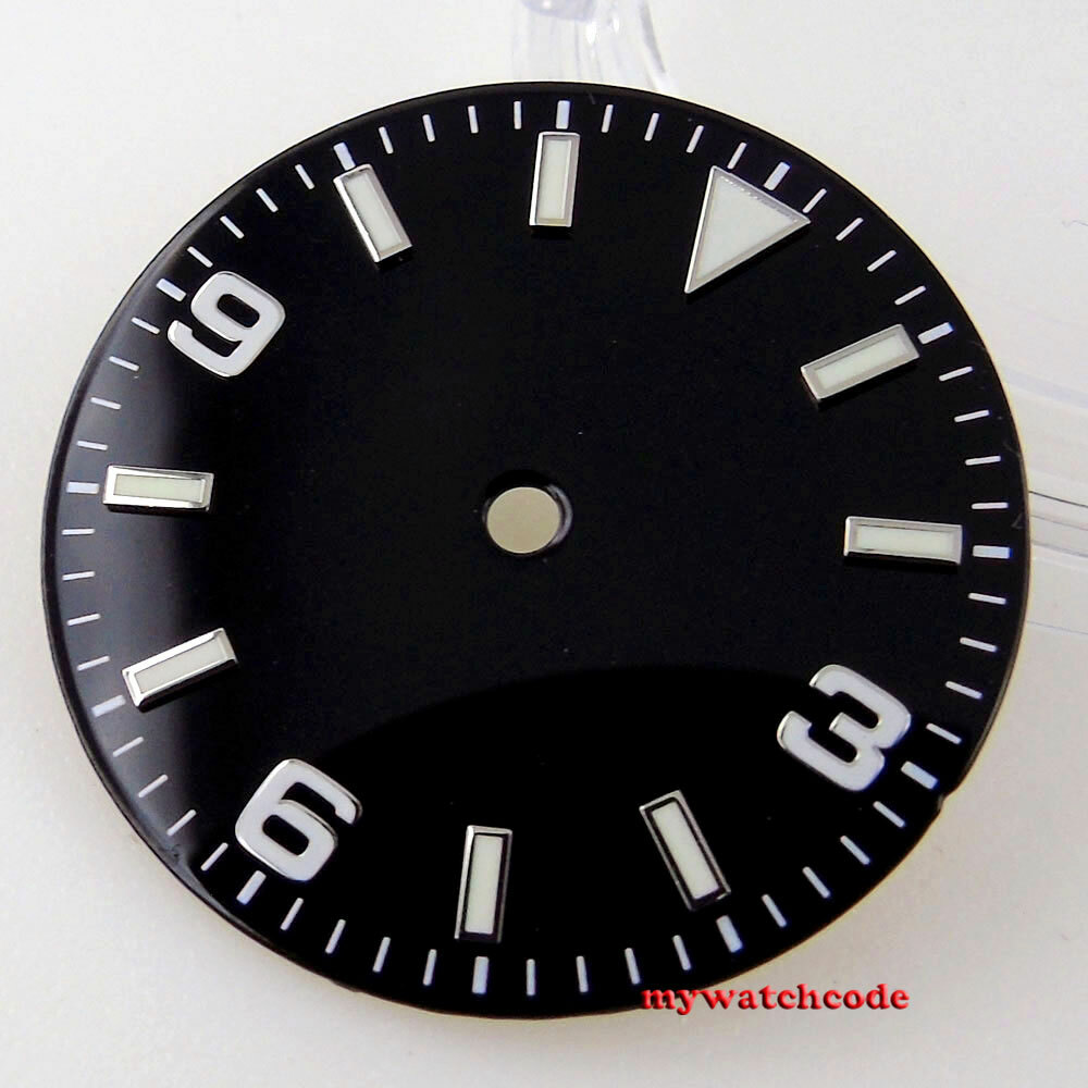 29mm orange blue black white dial fit NH35 NH36 eta 2824 2836 2813 miyota 8215