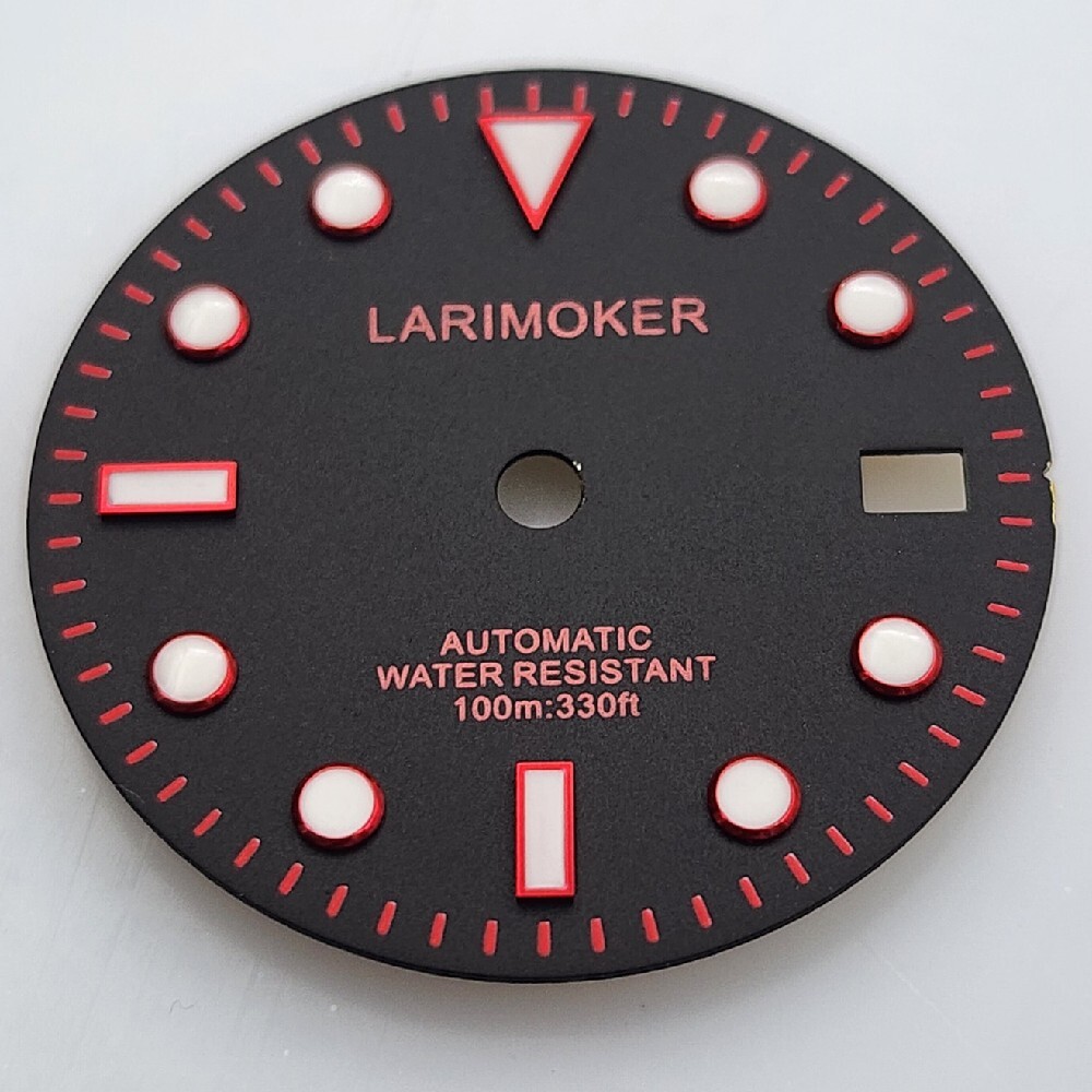 29mm Vintage Luminous Watch Dial For Japan Nh35 Automatic Movement