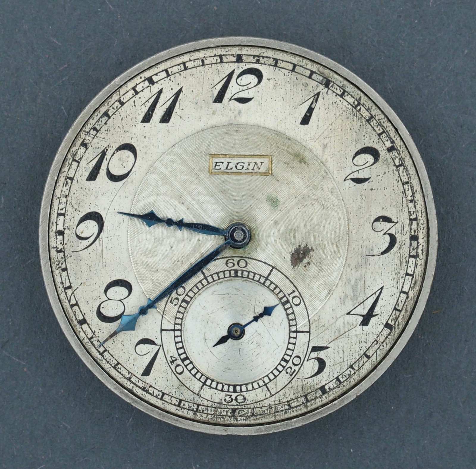 Elgin 12s 17J OF Grade 345 Pocket Watch Movement for Parts Repair #F387