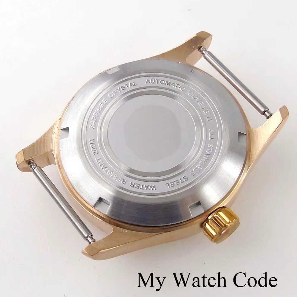 Dive 36Mm 39Mm 200M Waterproof Cusn8 Real Bronze Watch Case for NH34 NH35 NH36 N