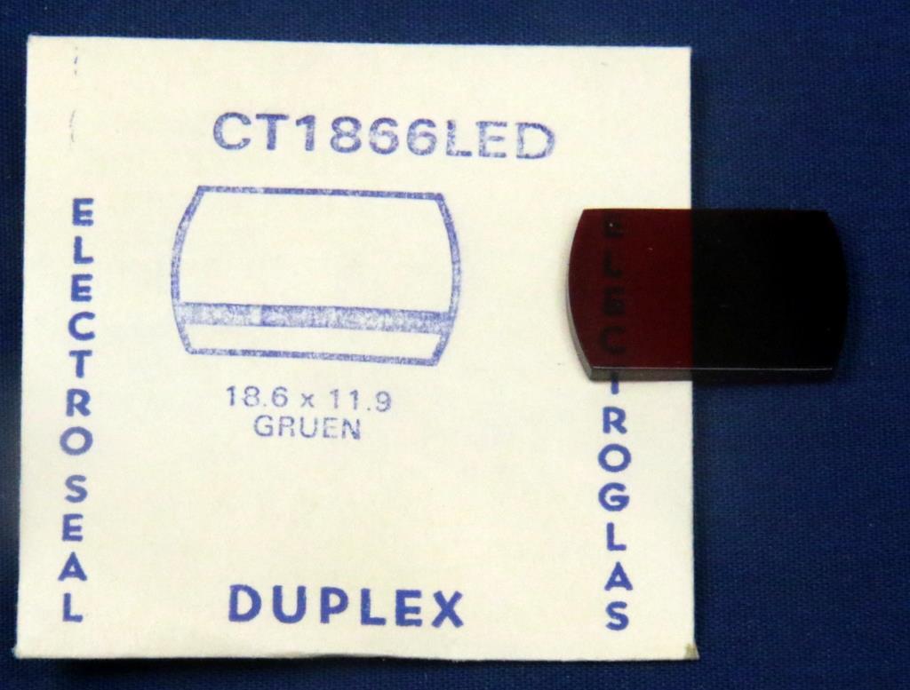 JD17. RED LED DIGITAL WATCH CRYSTAL ROUND & RECTANGULAR SHAPE YOU SELECT SIZE