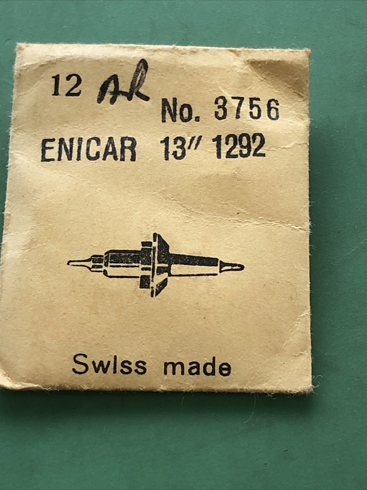 Enicar Calibre 1292 Balance Staff X 1 New Old Stock Unused Free Postage’s