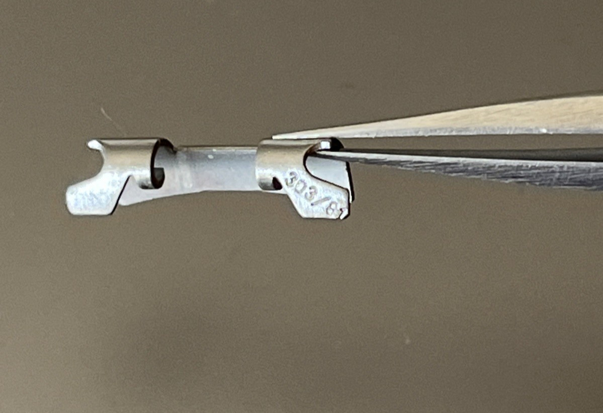 TAG Heuer Watch Bracelet END PIECE Link 14 mm FB3021 303/81 Matte Silver S/S