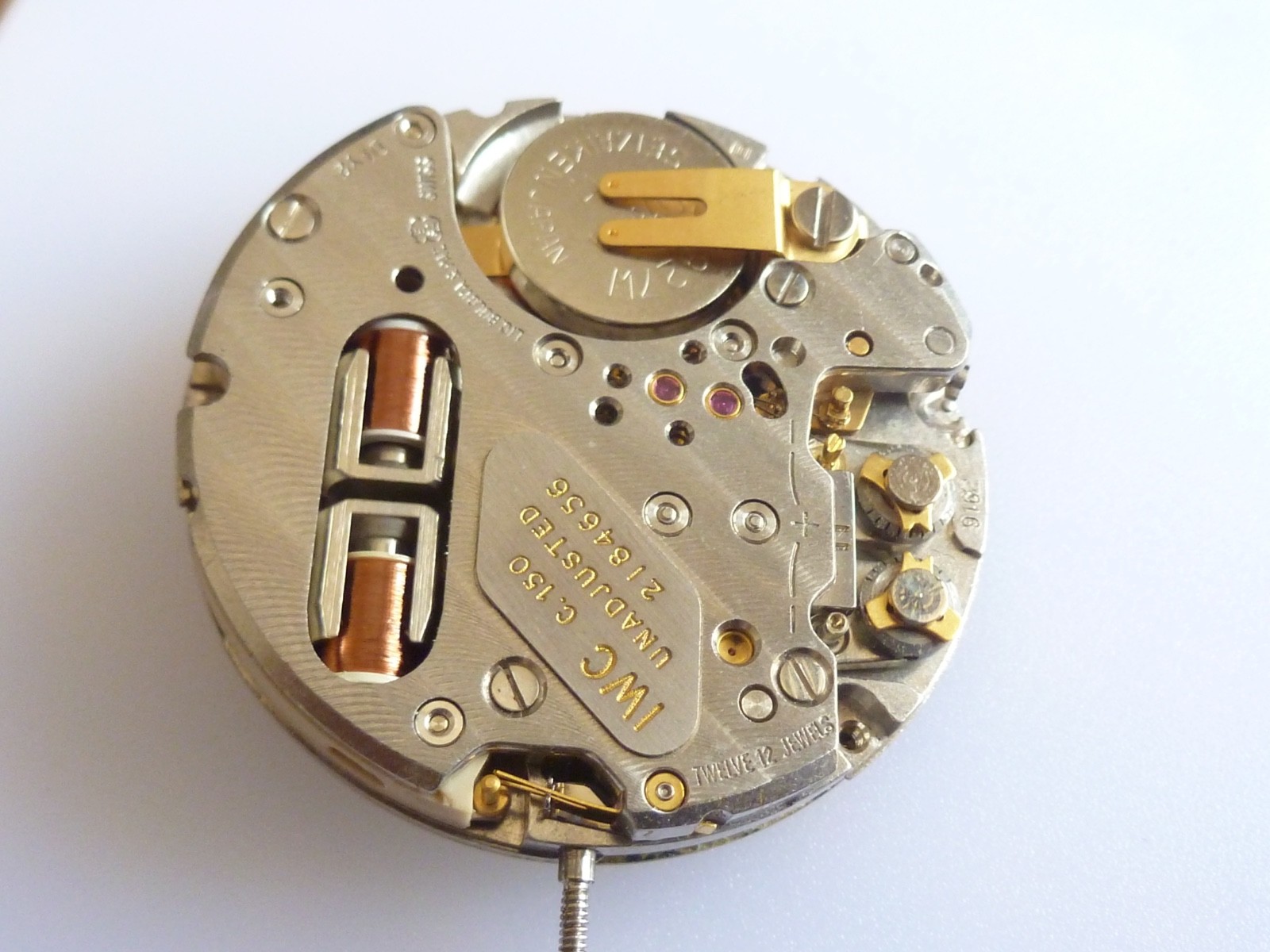 IWC 150 era 9162 Movement Vintage working good 30mm dial Electronic original