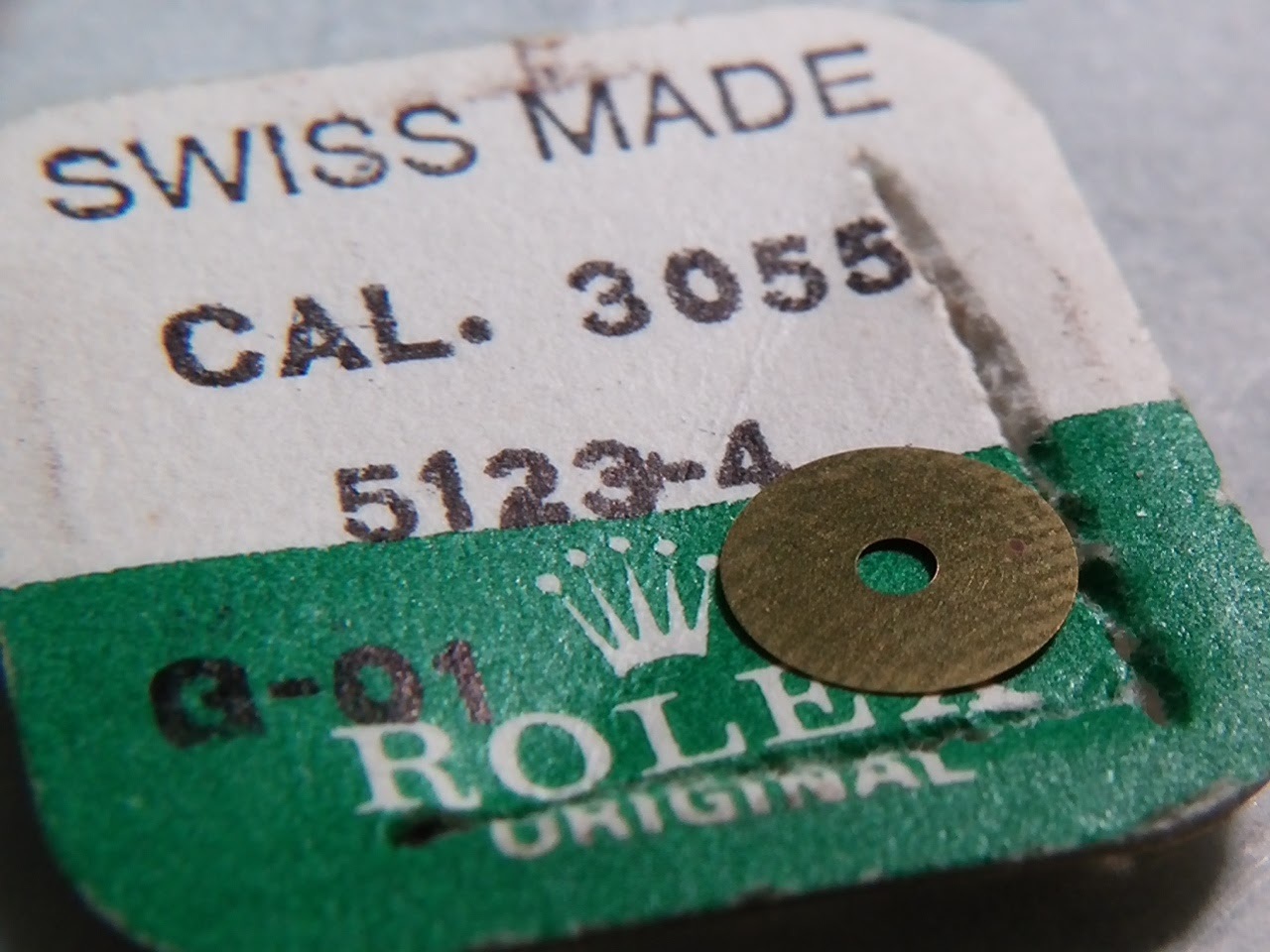 Rolex 3055 5123-4 Hour Wheel Seating, for watch repair/watch parts