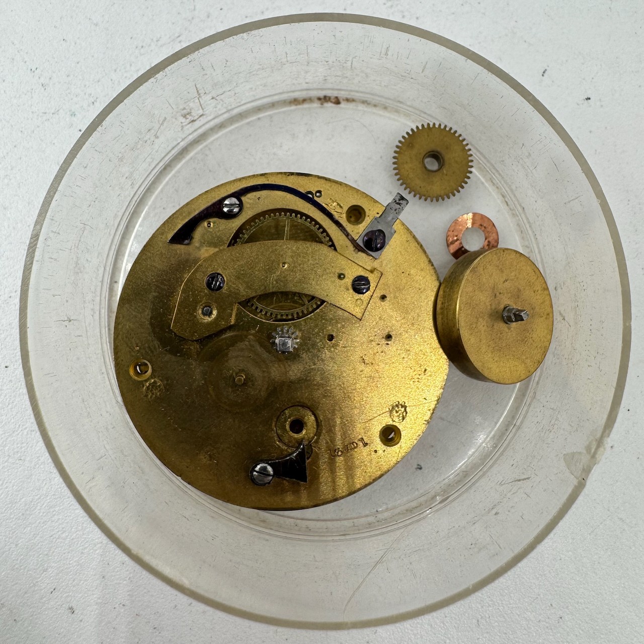 Antique 42.5mm Joseph Johnson Key Wind Fusee Pocket Watch Movement English