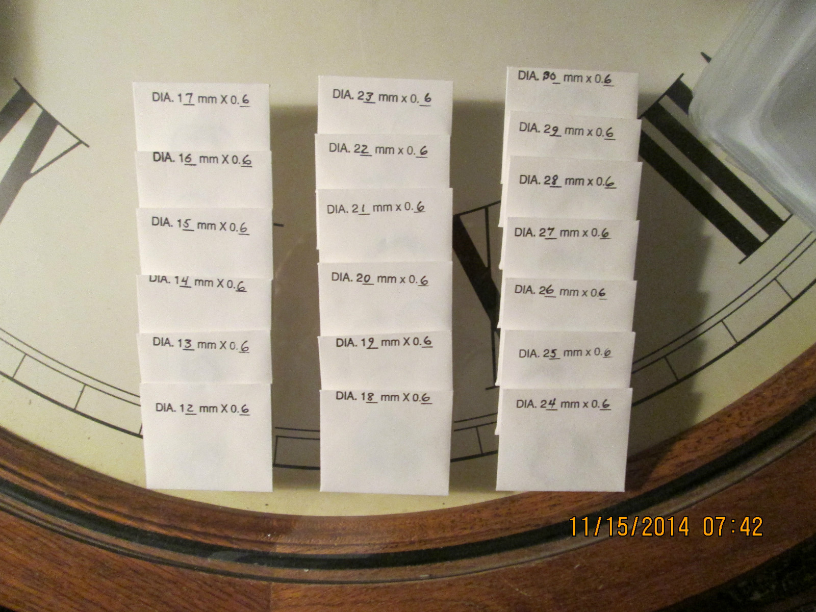 Watch GASKETS “O” Rings QUALITY 12-30mm diam. .6mm 5/ea Ships Free US SELLER!