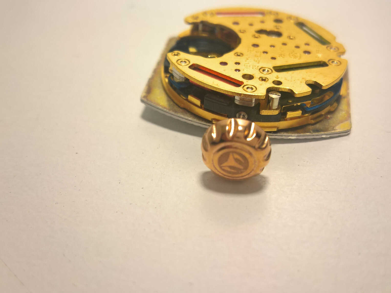 TECHNOMARINE CHRONOGRAPH QUARTZ WATCH DIAL + MOVEMENT 251.471 FOR PARTS RUNNING
