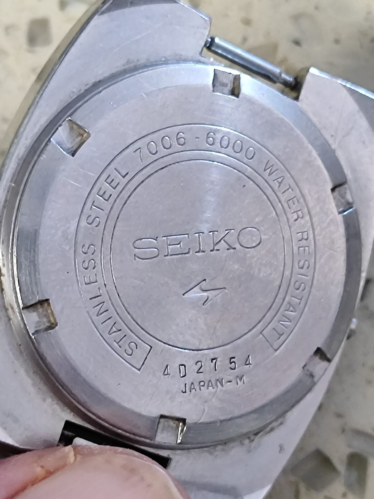 Vintage Seiko 7006-6000 Automatic Day Date – Not Work Good balance for parts
