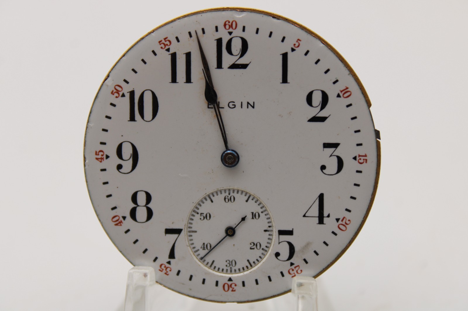 1917 ELGIN POCKET WATCH MOVEMENT 19235905 GRADE: 293 16s 7j (EG)