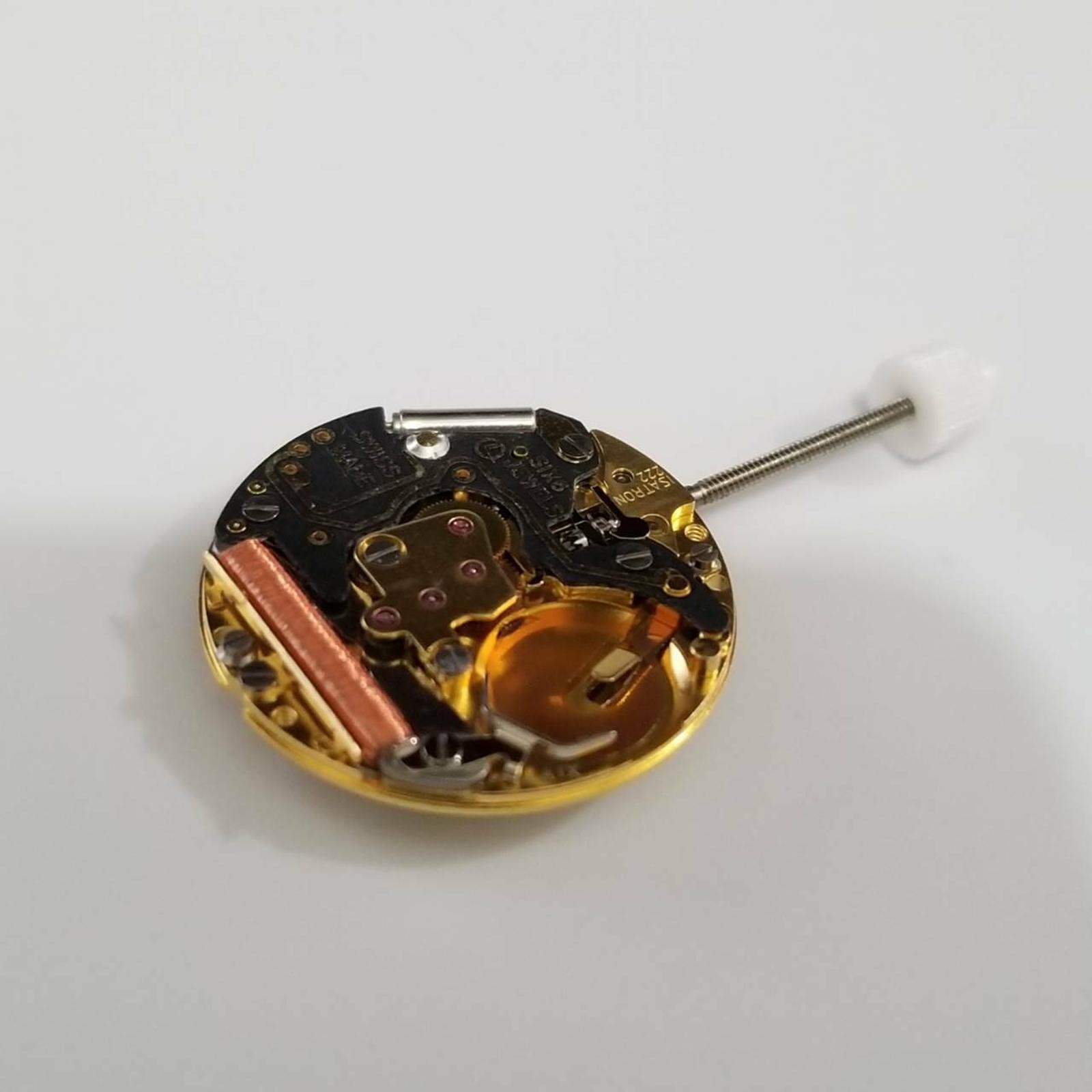 Date at 3 2 Hands Quartz Movement Watches Repair Parts Replaces for ISA 222 L
