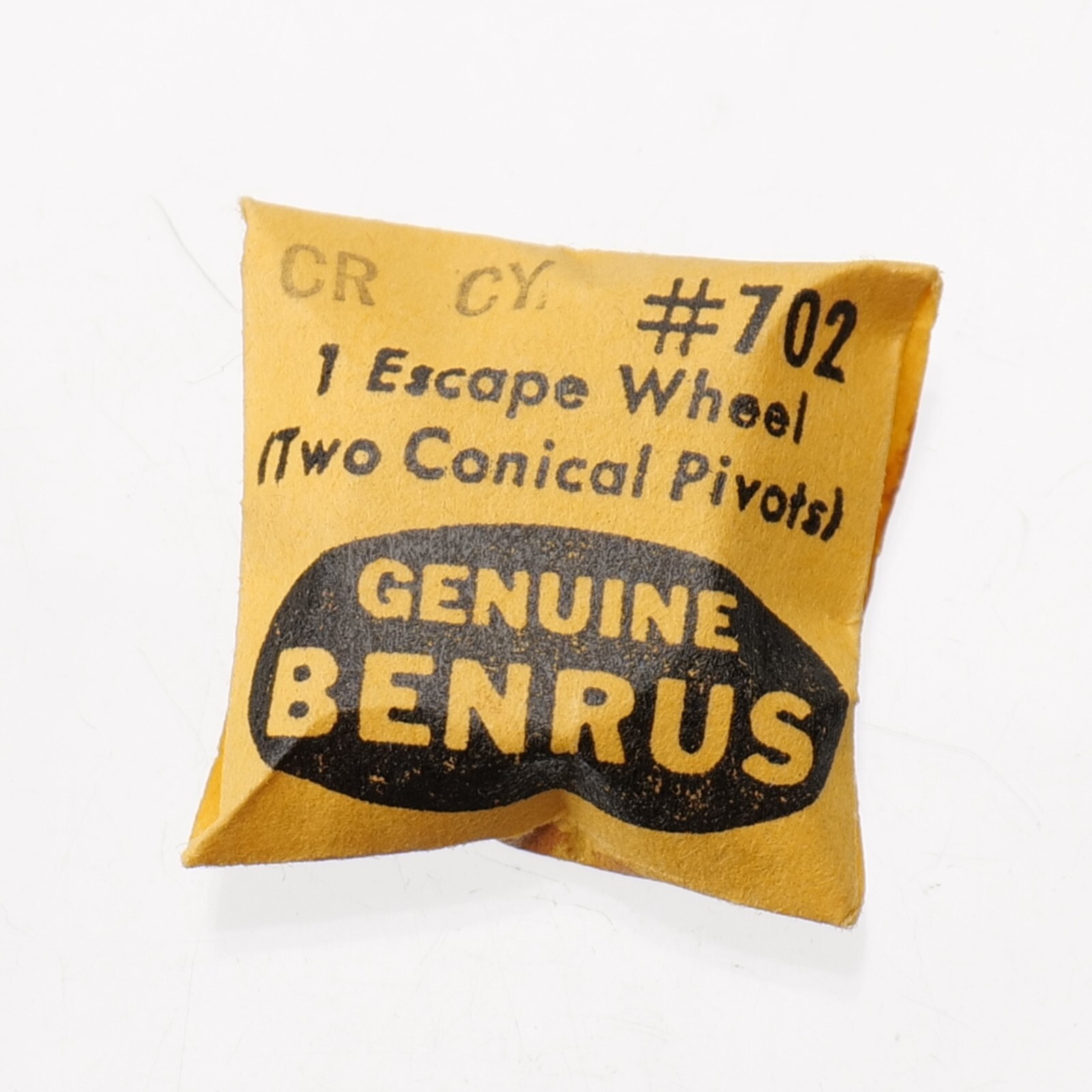 Benrus CR, CY – UT 540 Escape Wheel Watch Part 702/255 New Old Stock Watchmakers