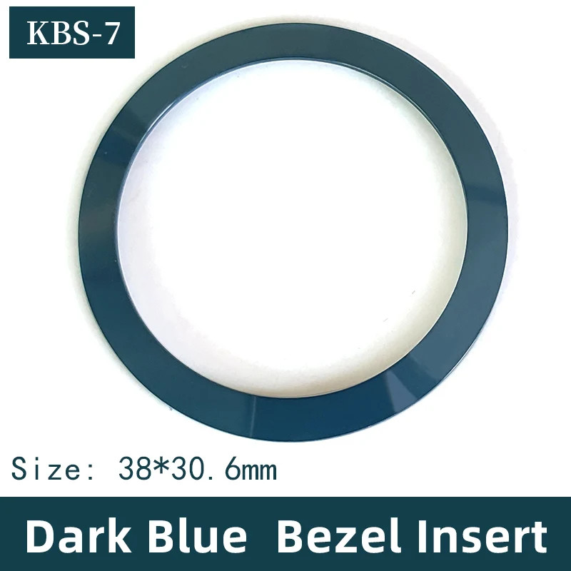 Ceramic Sloped Bezel Insert Blue Black Green For SKX Style Case With Adhesive