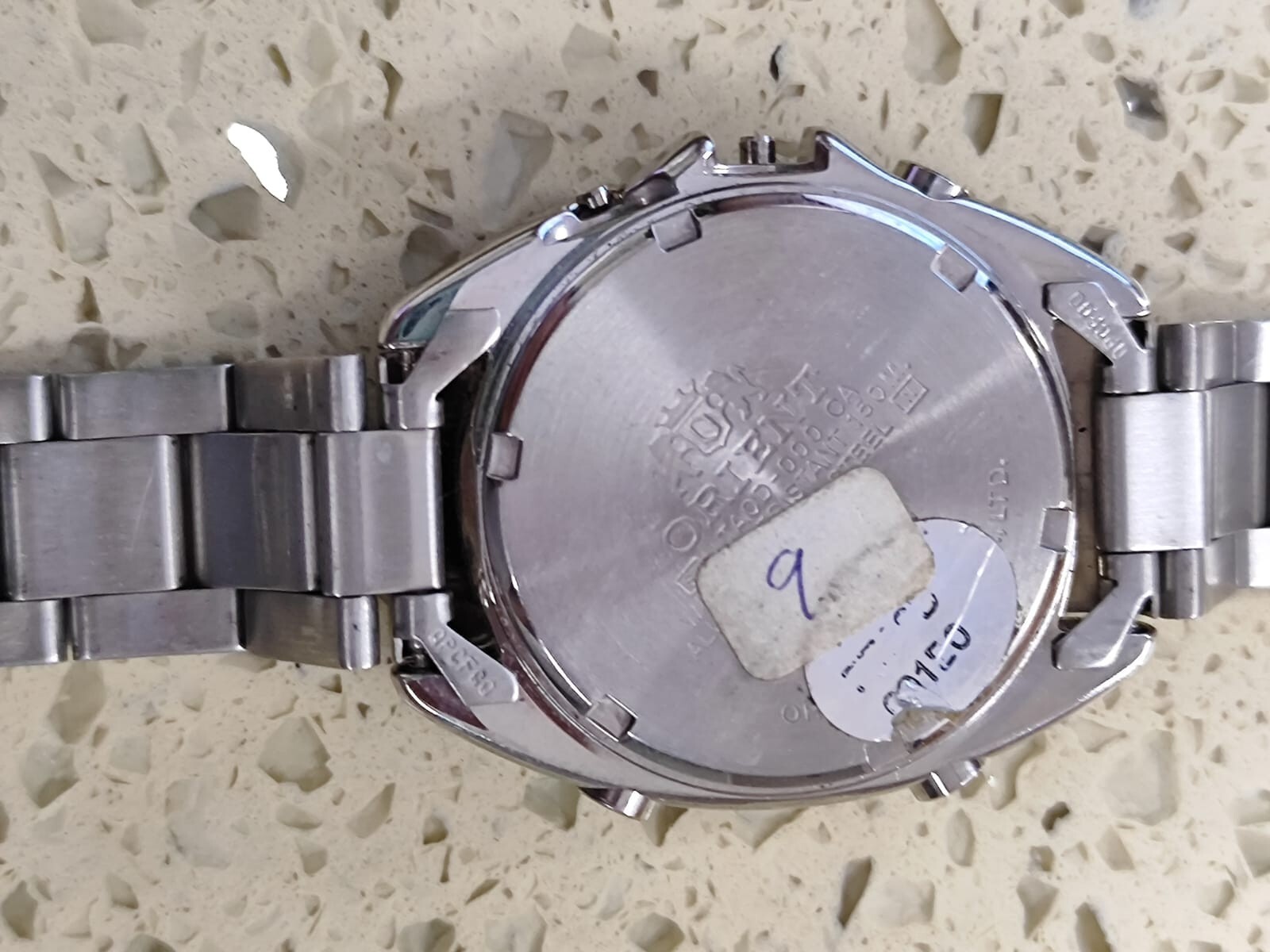 Orient TD0D-000 Chronograph 150m Diver Parts CASE & The bracelet & Dial NOS