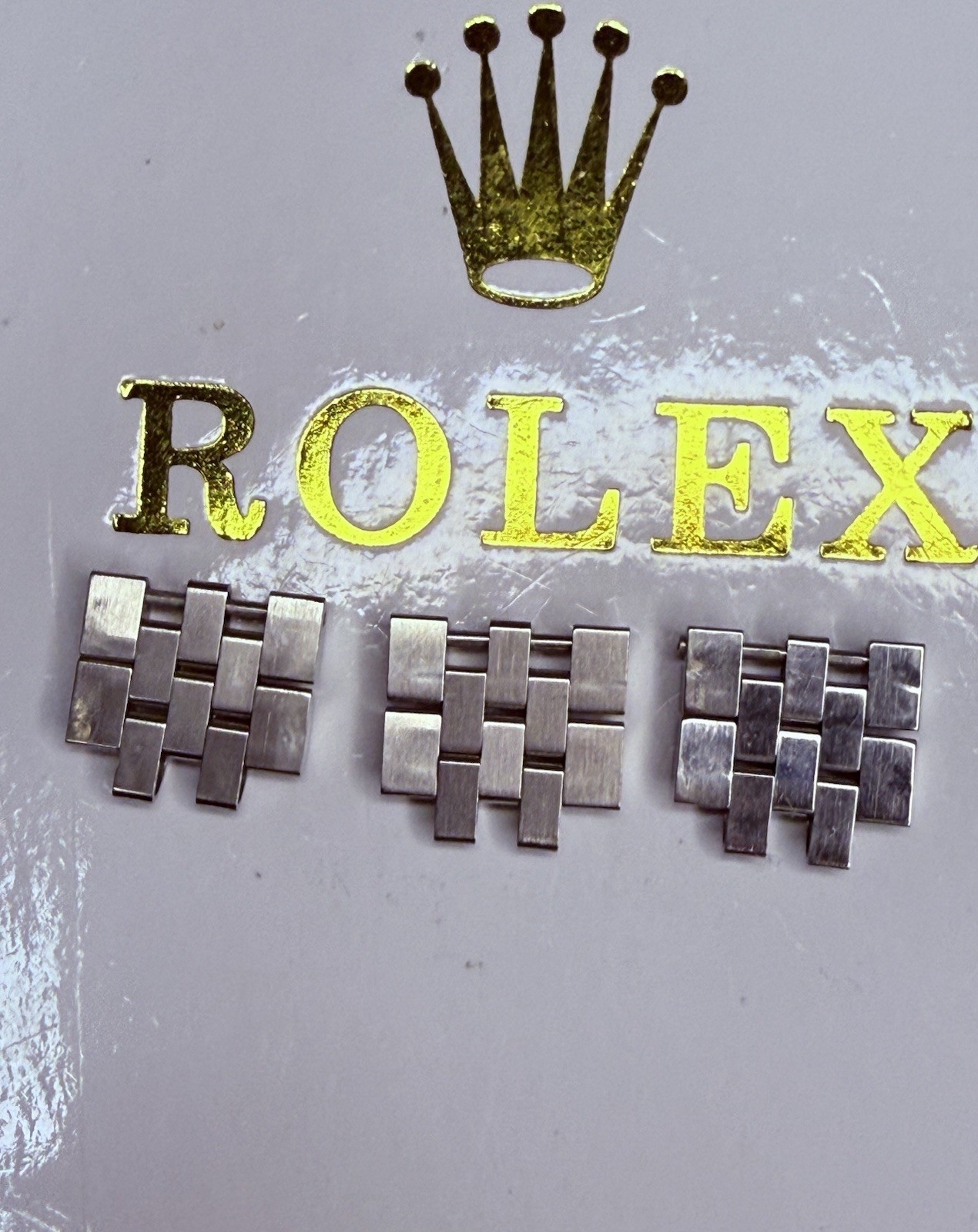 Genuine ROLEX Jubilee 15mm Stainless Steel Double Link 16200 16220 16014 16234