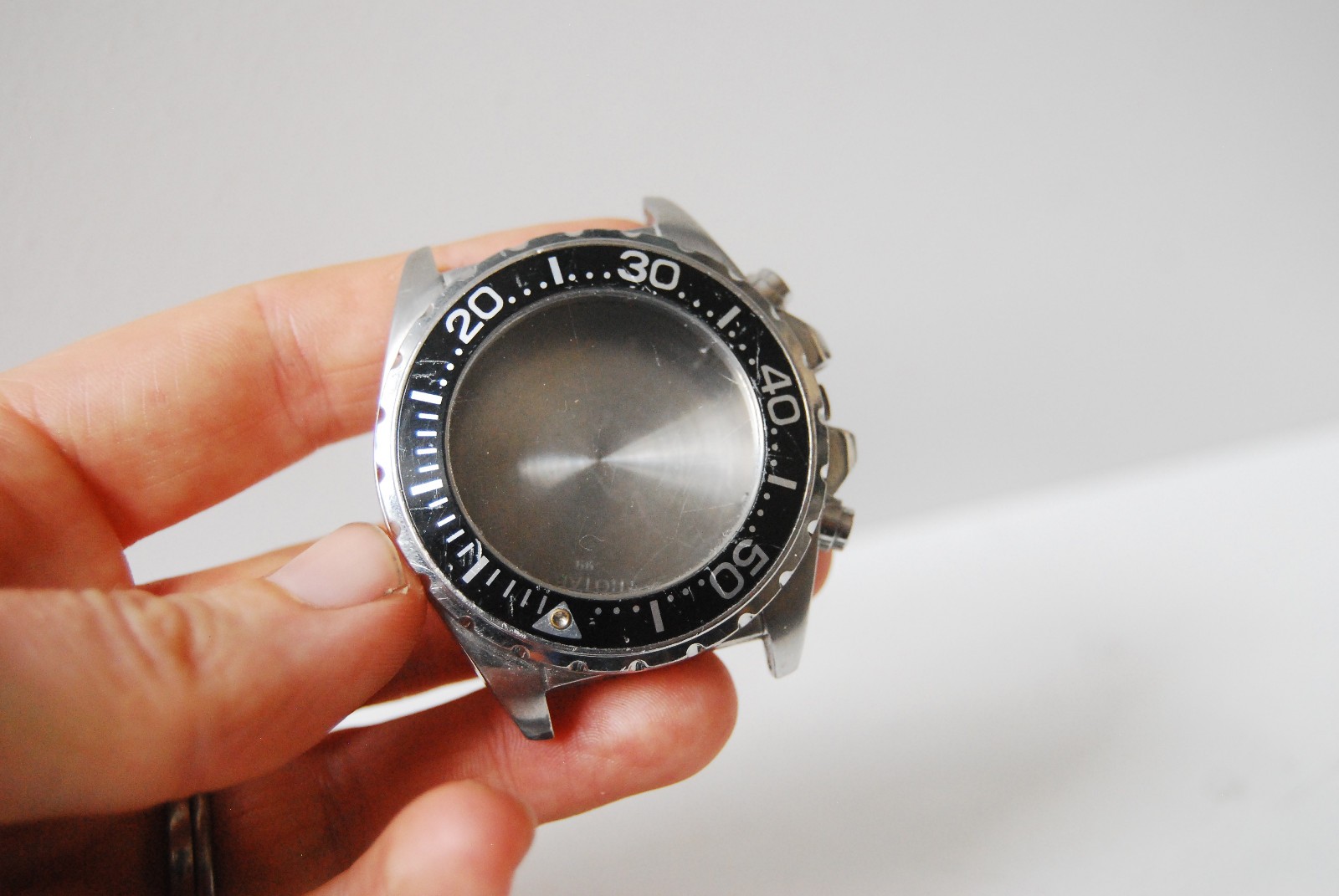 COLLECTION OF ROTARY AQUASPEED CHRONOGRAPH PARTS, DIALS, CASE ETC