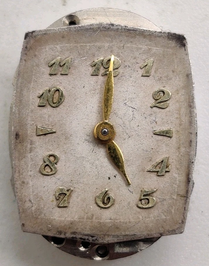 Vintage Elgin Cal. 650 19 jewel wrist watch movement running