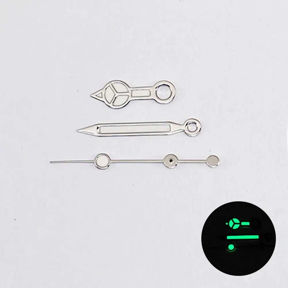 Watch Hands Silver Gold Rose Submariner Style Luminous Needles For NH35/34/36