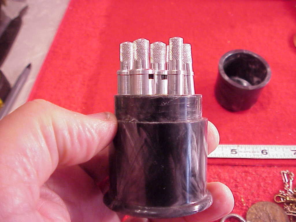 Vintage J.P. Schilling Mainspring Winder Set Bakelite Case Watchmaker Tool USA