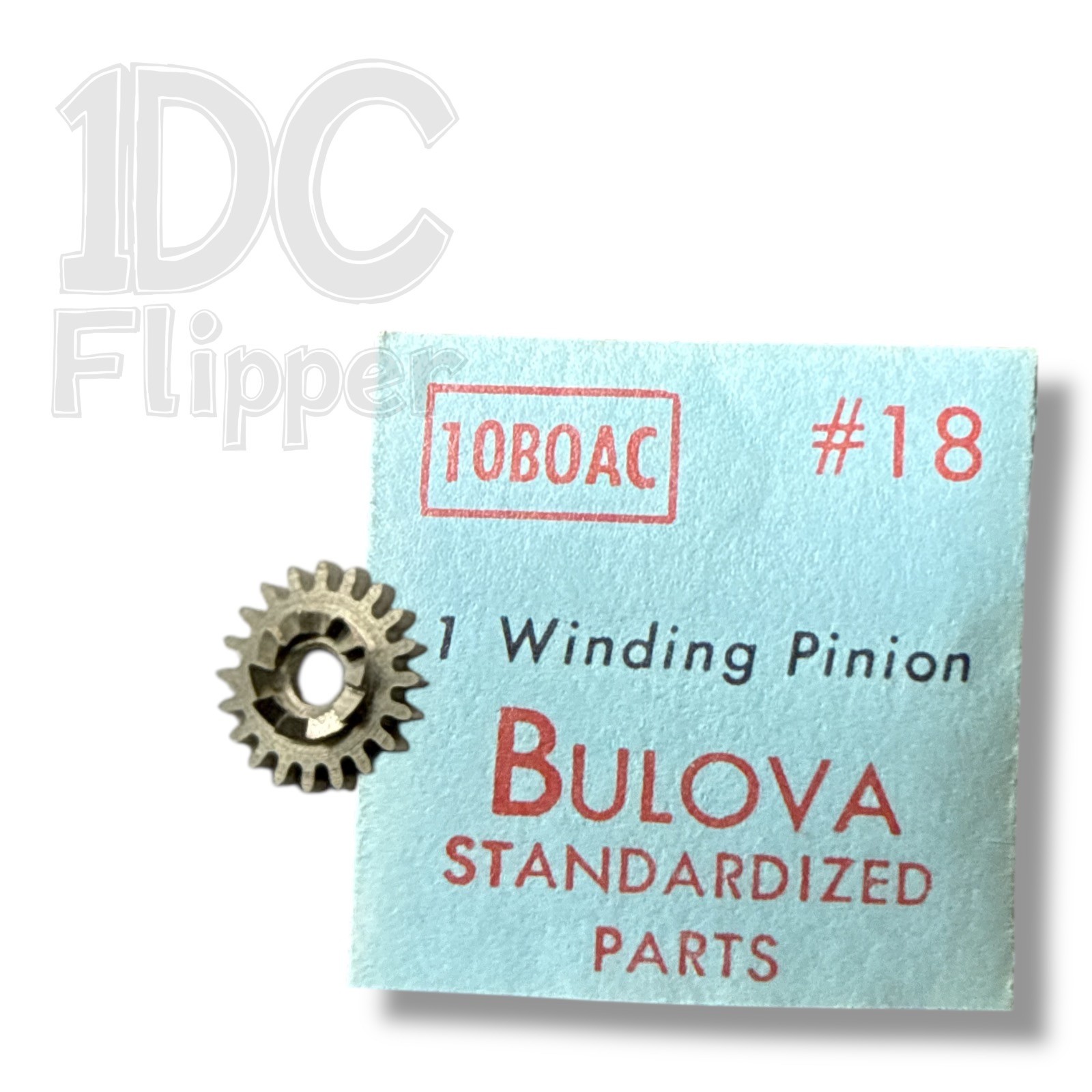 Bulova 10BOAC WINDING PINION #18 Bulova 10CBAC Fits Multiple, Read List!