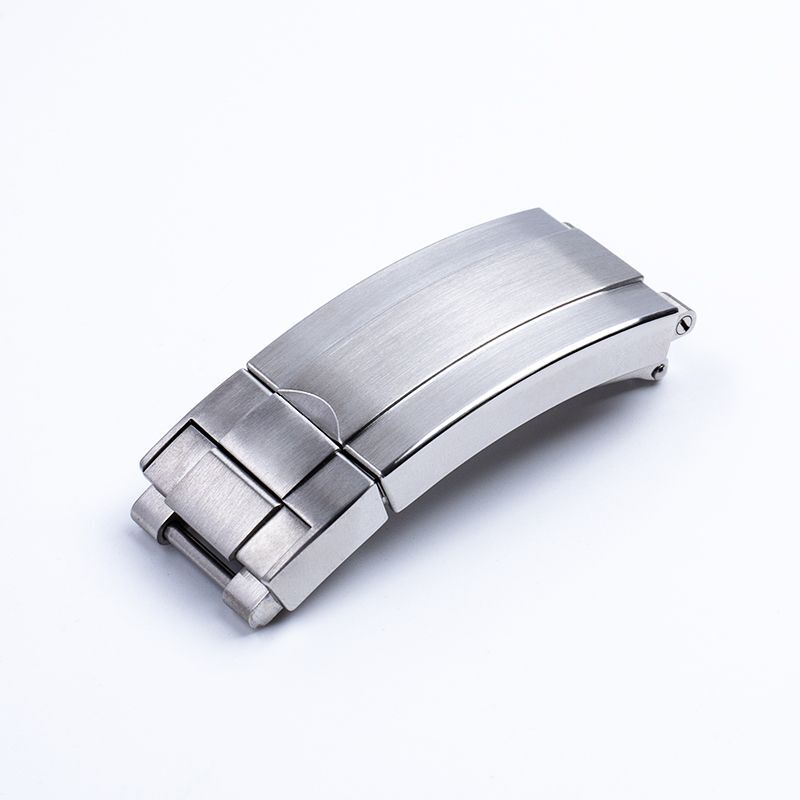 17x9mm 904L Two Tone Silver Buckle Deployment Clasp Fits Rolex Submariner 41mm