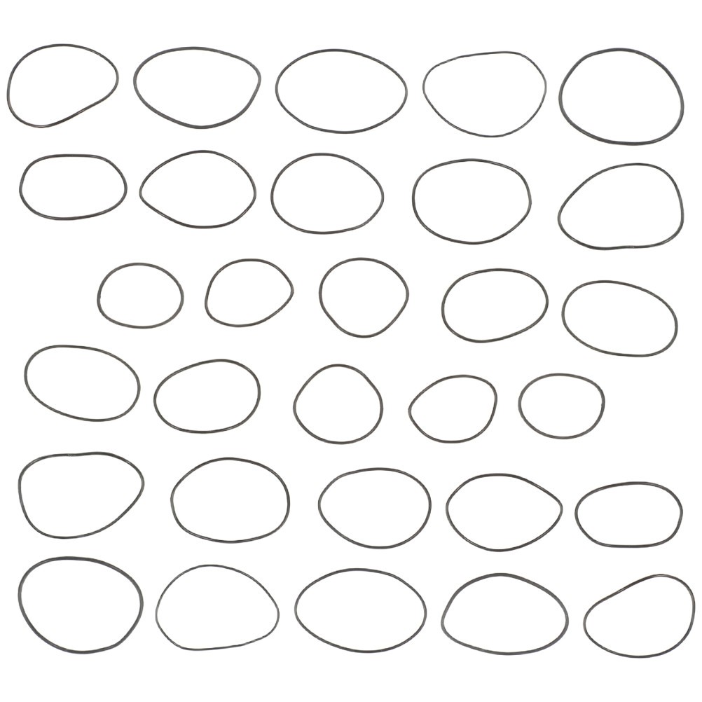 750 Pcs Watch Seal Back Cover Gasket Gaskets Replacement
