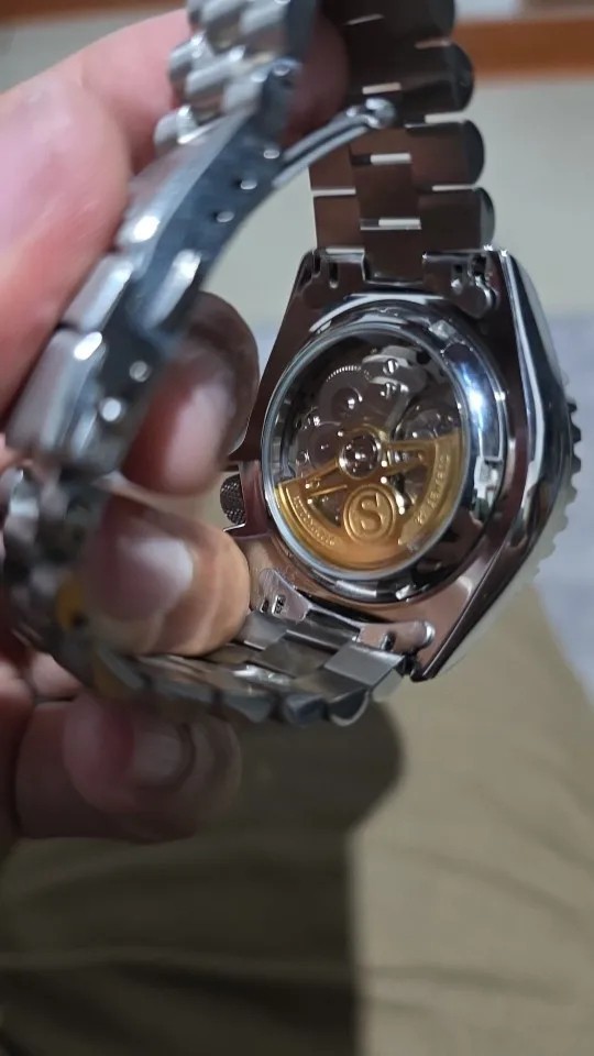 Mod Transparent Glass Watch Case Back Cover For SKX007 NH35 NH36 Mod Parts