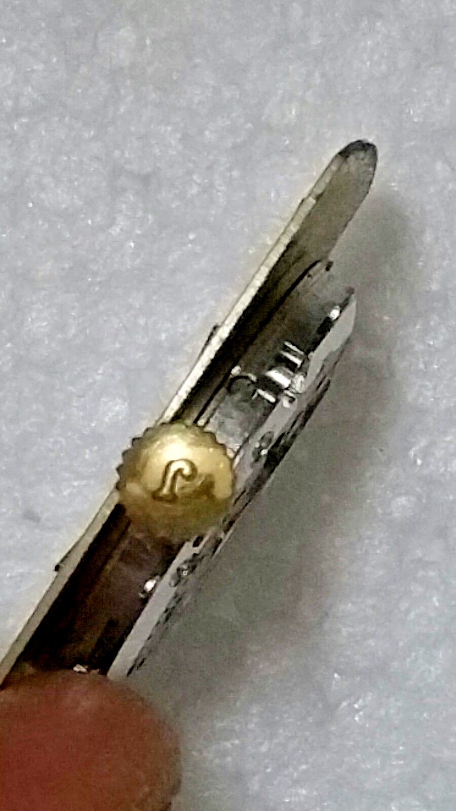 MOVEMENT WITH DIAL AND GOLD CROWN ALL ORIGINAL FOR JUVENIA WATCH SWISS MFG 1145