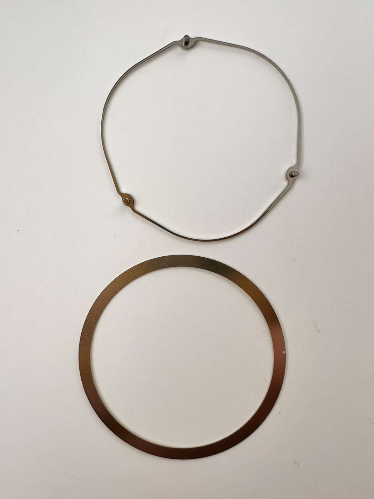 Genuine Rolex 116710BLNR, 126710BLNR click bezel spring&underbezel steel ring