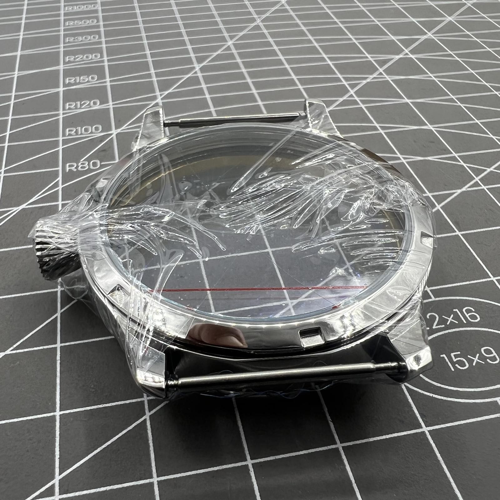 44mm Watch Case Stainless Steel Case for 6498 Seagull ST3600/ST3621 or ETA 6497