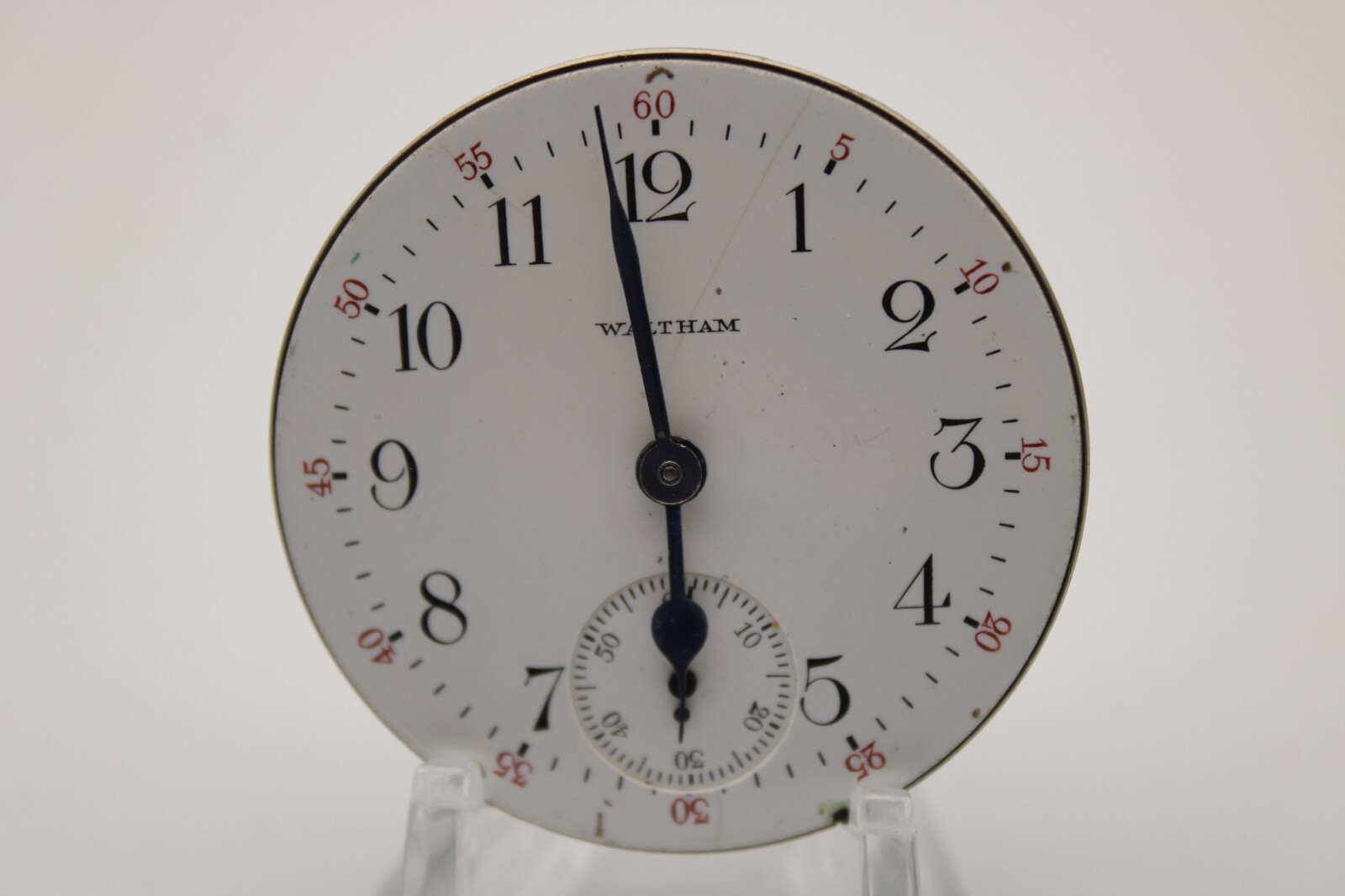 1904 WALTHAM POCKET WATCH MOVEMENT 13521820 GRADE 820 18s 15j (ON3)