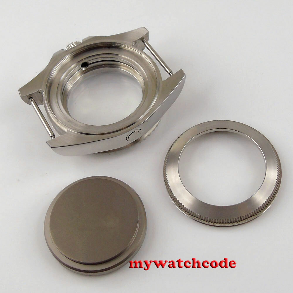 43mm SEA automatic Watch Case Strap fit 2824 2836 2813 8215 NH35A NH36A Movement