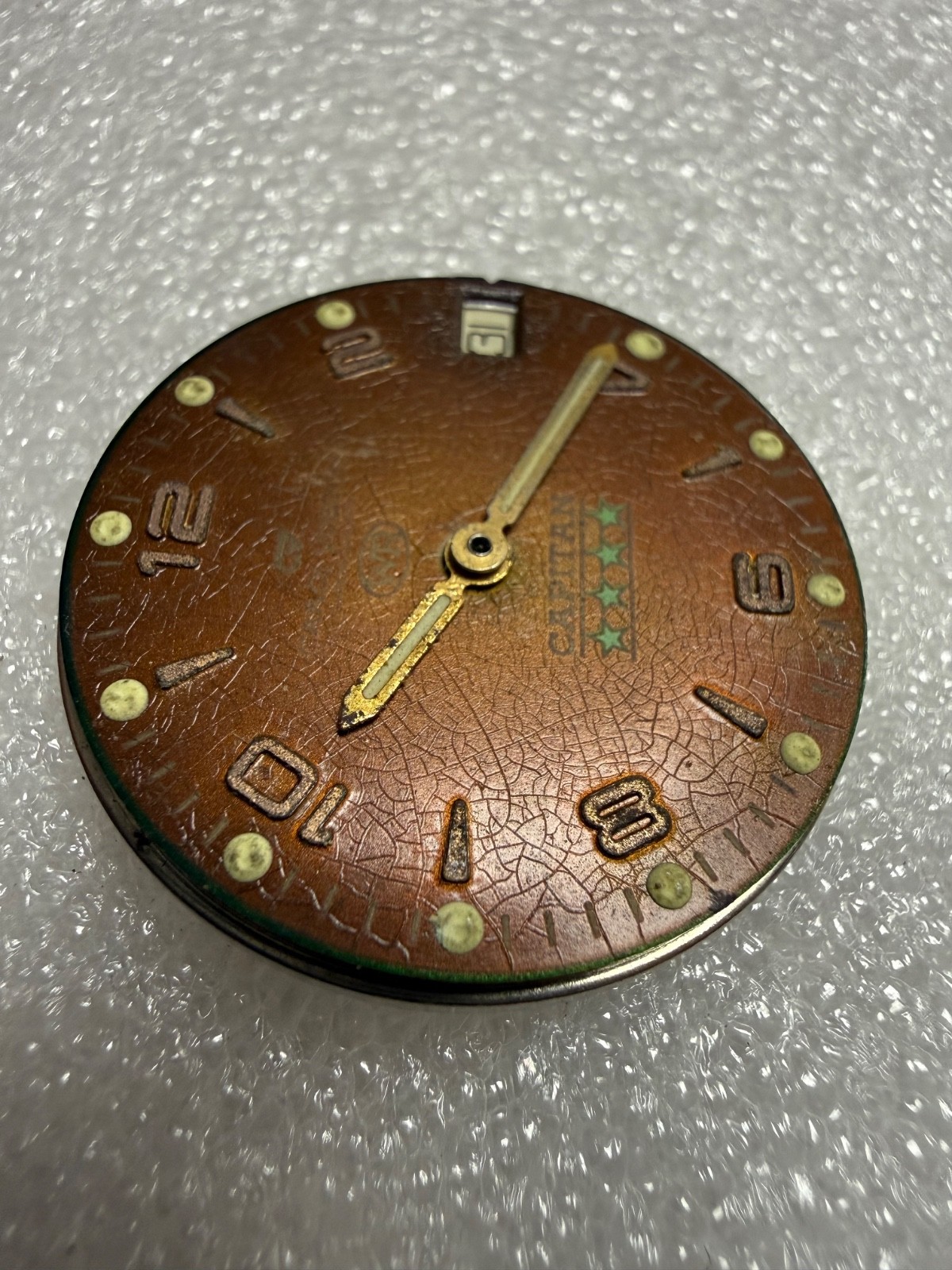 Watch movement USSR Vostok Cal.2414A plus Dial.For parts.