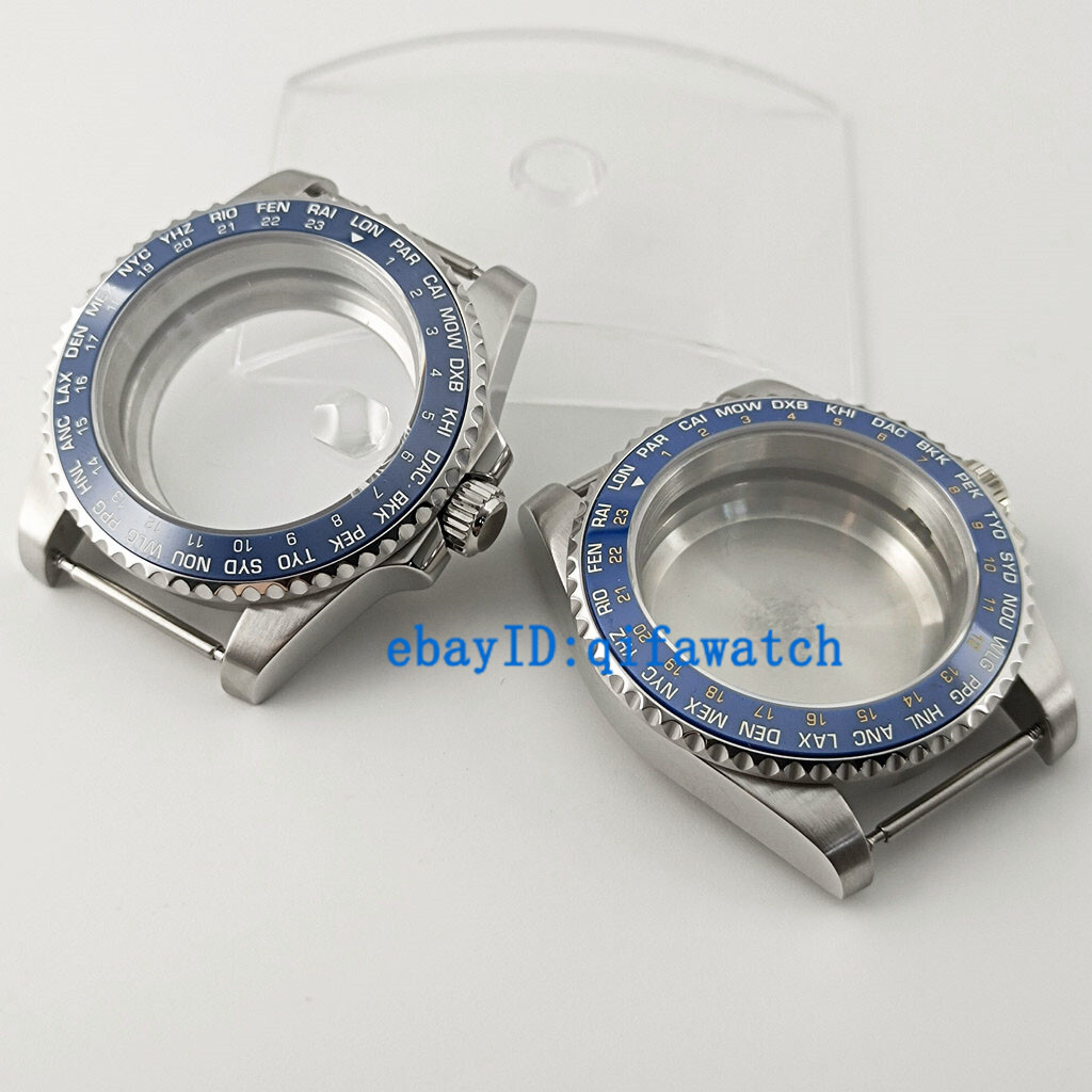 40mm Watch Case Ceramic Bezel Sapphire Fit NH34 NH35 NH36 ETA 2824 MIYOTA 8215