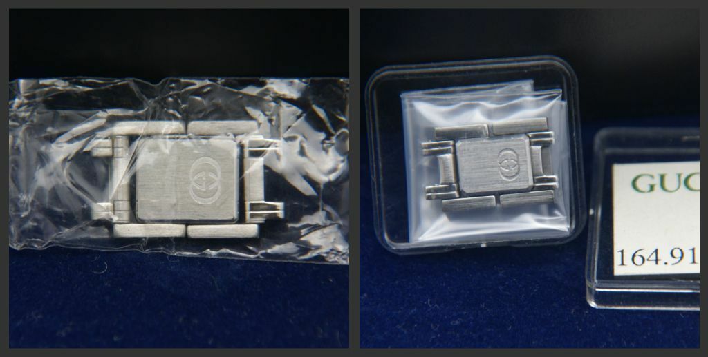 NIB Gucci Replacement Clasp – 9100 – 9000 – All Silver Vintage (Flat)