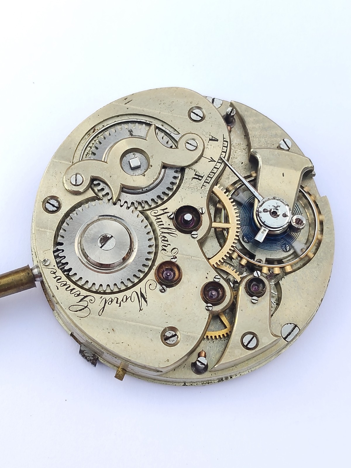 Juillard Morel Geneve – High grade pocket watch movement. (R-2720)