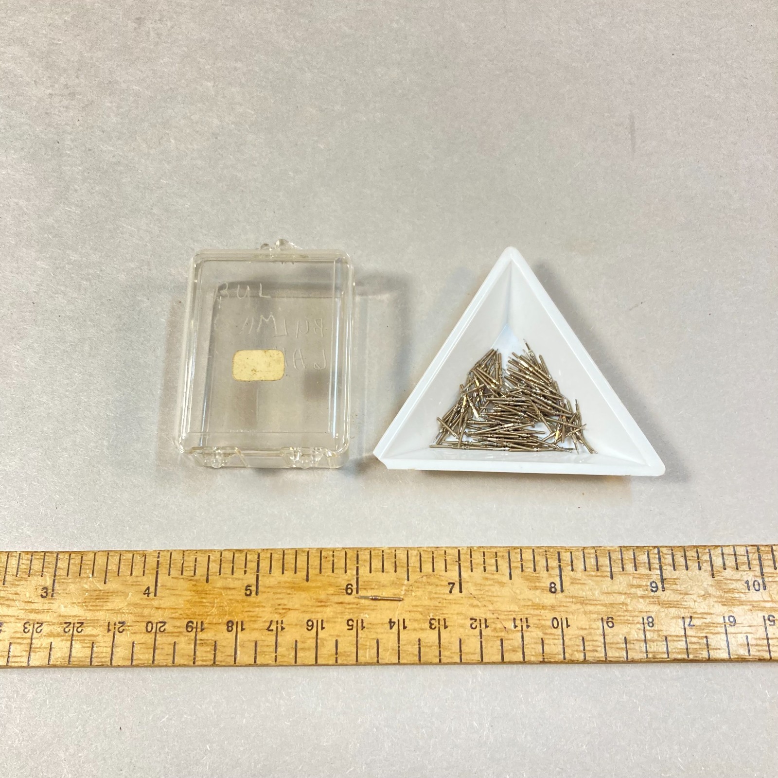 Vintage Bulova Watch Stems Multiple Pieces Labeled 6AM Parts or Repair