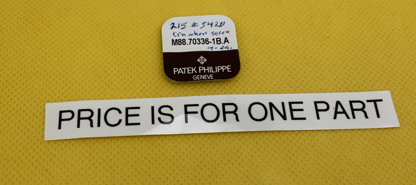 PATEK PHILIPPE 215 5420 Wheel Screw (1 Screw) NOS