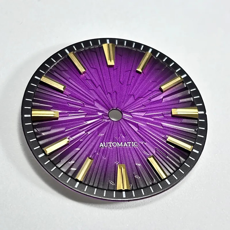 Gradient 28.5mm Texture Dial Blue Lume for NH35NH38 Movement