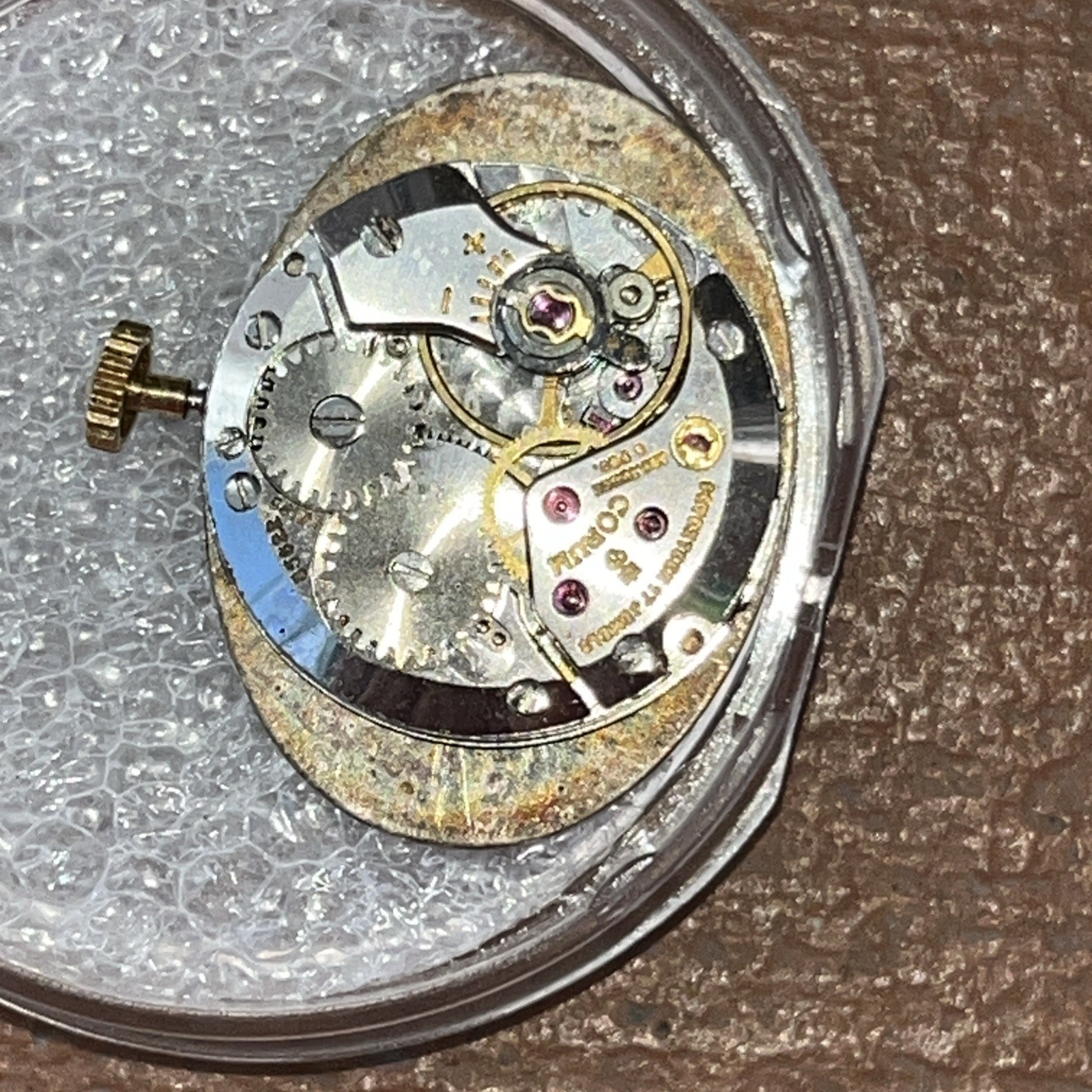 VTG CORUM Lady’s Tigers Eye Dial CORUM Movements 85622 for Parts Repair