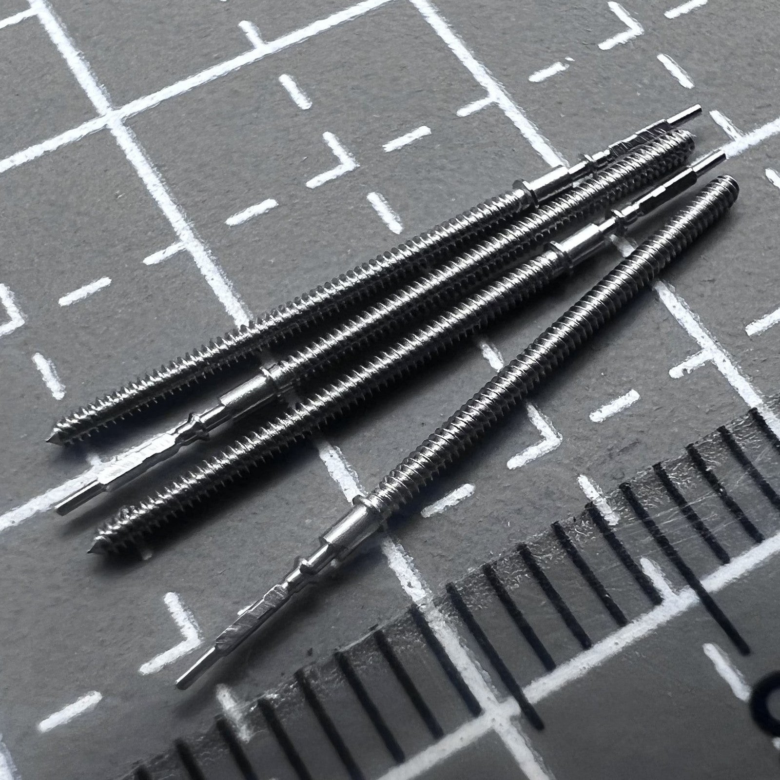 5 Pieces Winding Stems Compatible with Hattori Epson VK63 VK64 VK67 VK68