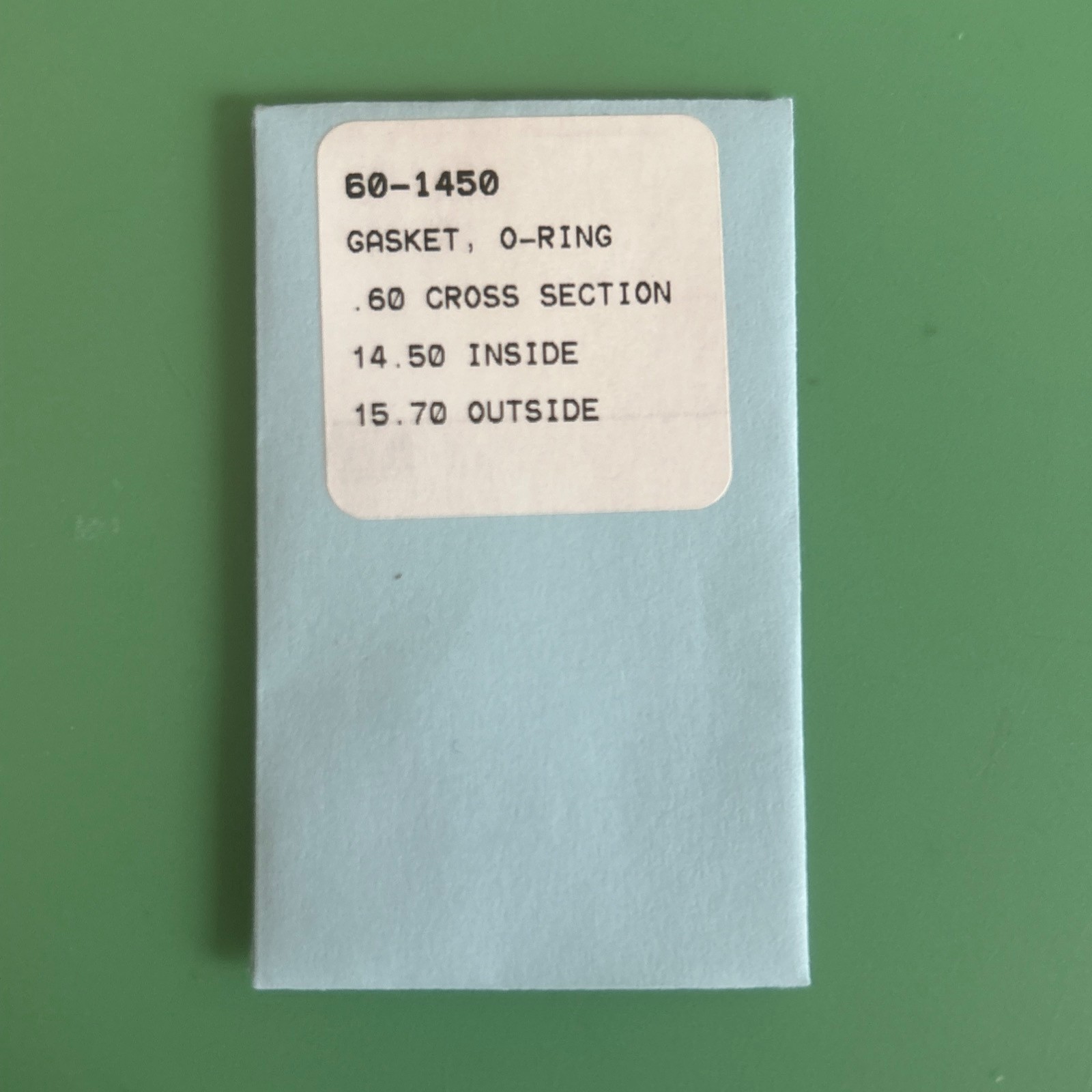 Borel – O-Ring Caseback Gaskets – 60 Series -.6mm Cross Section -14.5-34mm ID