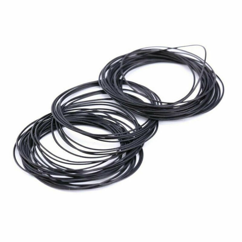 500x Rubber O-Ring 0.8mm Watch Back Cover Gasket Case Seal Washer Replacement