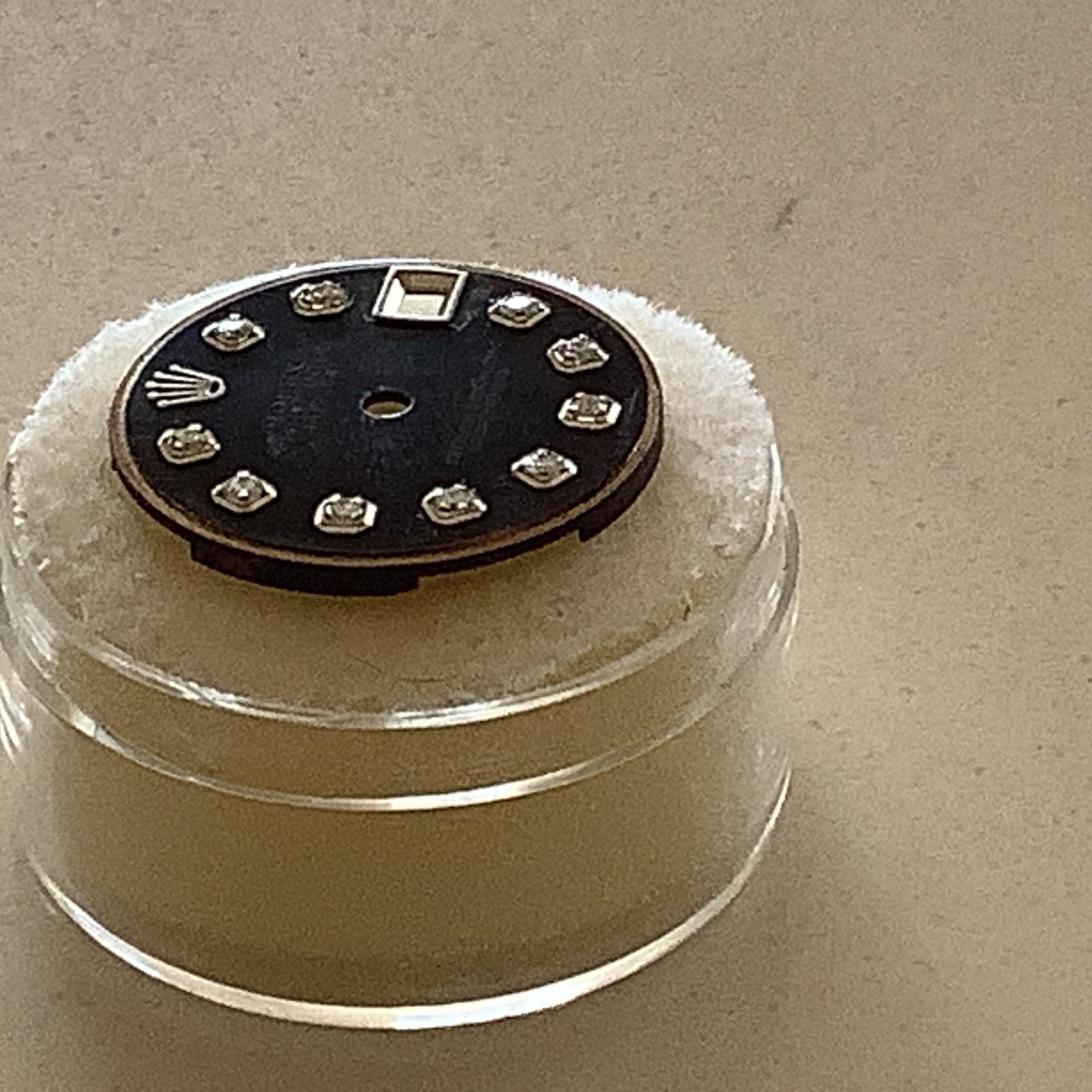 Rolex Ladies Datejust Dial Refinished Gray MOP Diamond For S/S Watches