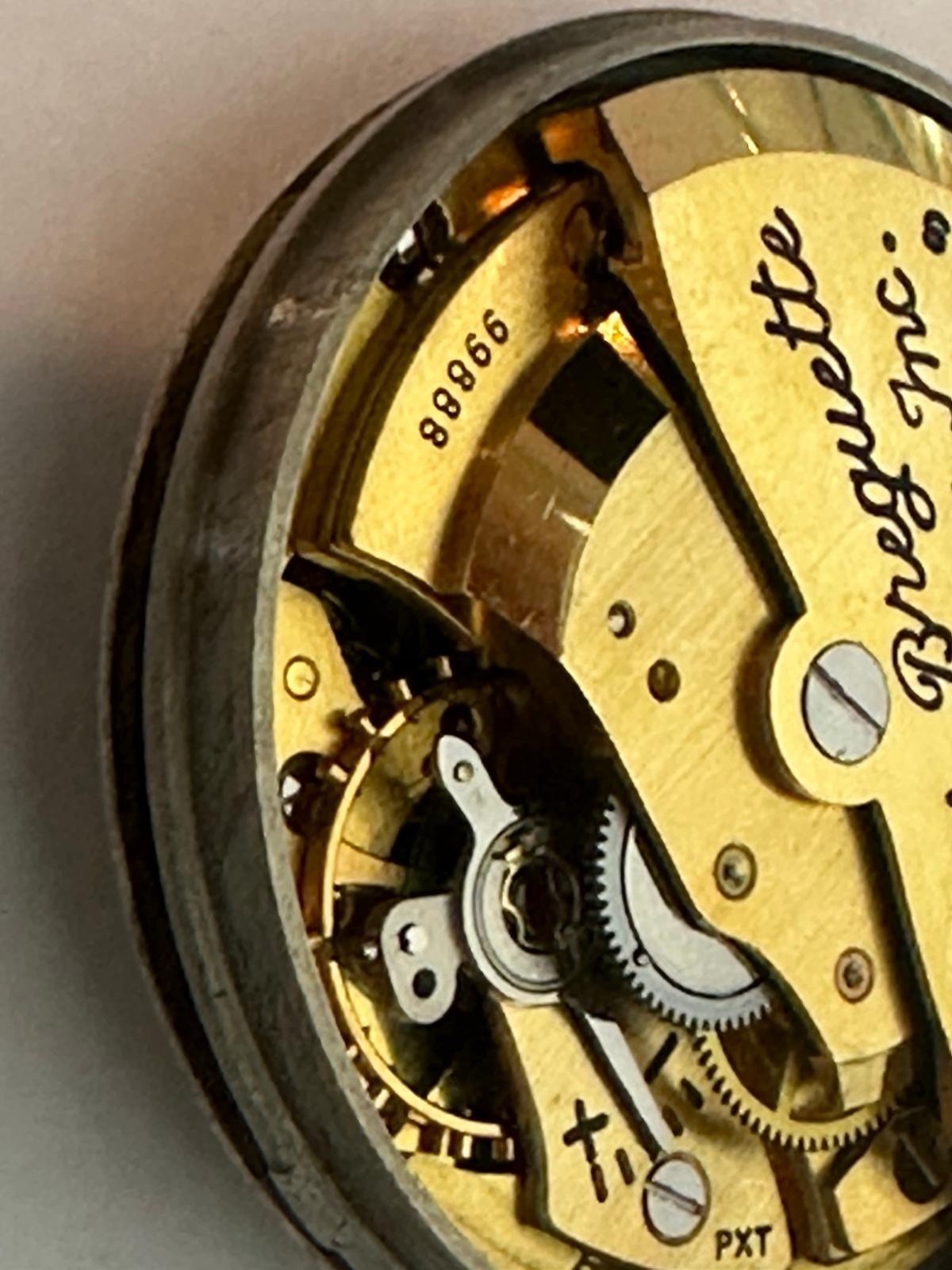 Paul Breguette 17 Jewels Movement With Dial Hands & Crown (Working)