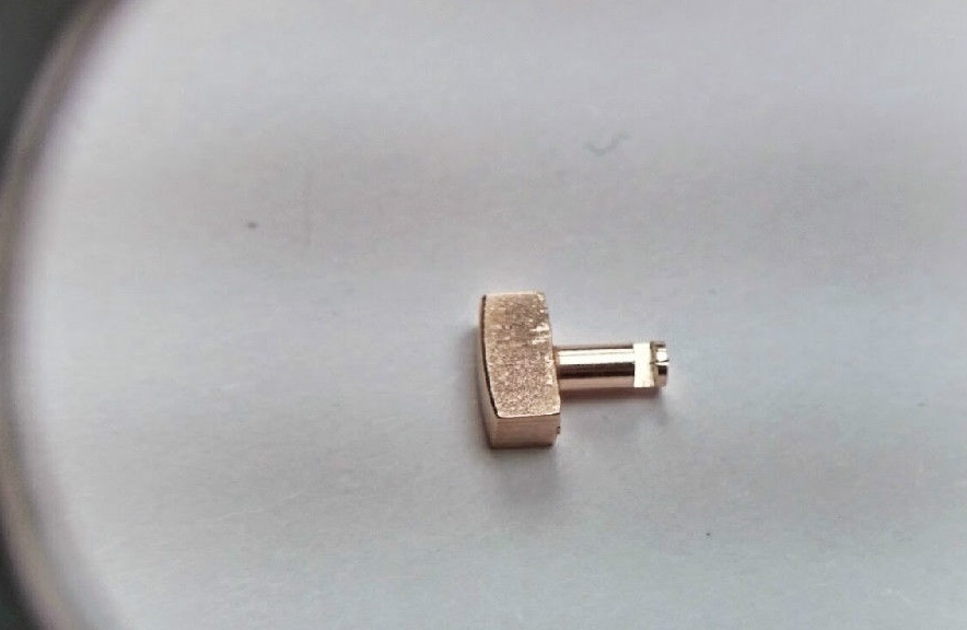 Omega Watch parts Chrono Push Button / Pushers, Square head, Rose Gold NEW